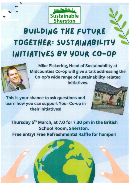 Sustainable Sherston - Building the Future Together: Sustainability Initiatives by your Co-op